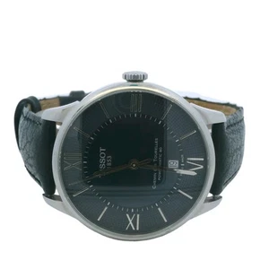Tissot Chemin Des Tourelles T099407A 42 mm Edelstahl blaues Zifferblatt Uhr - Bild 1 von 7