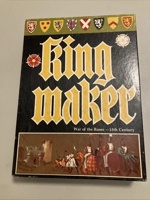 Juego de mesa de estantería Kingmaker War of the Roses 1976 Avalon Hill vintage Foto 1 de 4