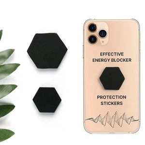 SHUNGITE Stone EMF Protection Plate Sticker for Cell Phone Modem Router 5G WiFi - Picture 1 of 16