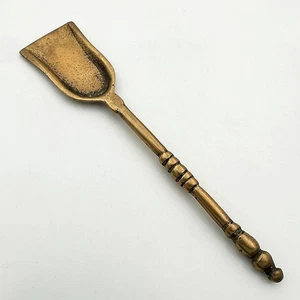 ANTIQUE BRASS SHOVEL SPOON - Picture 1 of 3