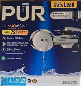 PUR Maxion Advanced Water Faucet Filtration System - Chrome PFM400H - NEW!!! - Picture 1 of 1