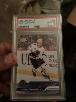 Kevin Korchinski Upper Deck Young Guns Psa 10 - Image 1 of 2