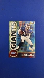 New York Giants Ike Hilliard 2000 Topps Finest Football Card #58 - Foto 1 di 2