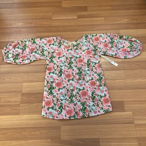 MME.MINK NUEVO Vestido Floral Grande Para Mujer Linterna Bishop Manga Larga HRJ - Imagen 1 de 18