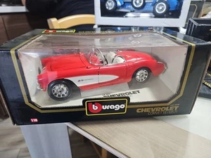 Chevrolet corvette 1957 Burago rif. 3024 - 1/18 - Foto 1 di 17