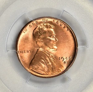 1946 S Lincoln Cent PCGS MS66+RD - Picture 1 of 3