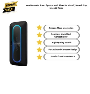 Haut-parleur intelligent Motorola avec Alexa pour Moto Z, Moto Z Play, Moto Z2 Force neuf - Photo 1 sur 4