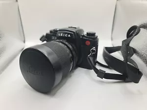 Leica R-E analoge Spiegelreflexkamera 35 mm + Objektiv Elmar R 3,5-4,5 28-70 mm. Mit Folie getestet. - Bild 1 von 23