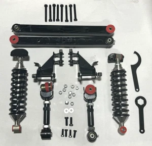 180-230lb Rear Adjustable 4 Bar & Coilover Conversion Kit Fits GM 1967 72 A Body - Picture 1 of 11