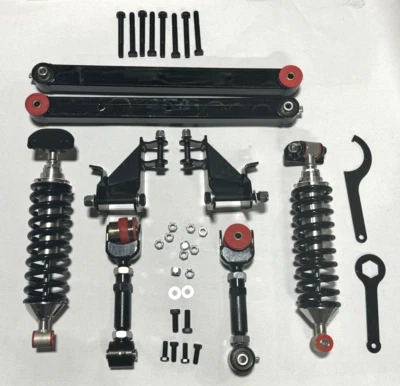 180-230lb Rear Adjustable 4 Bar & Coilover Conversion Kit Fits GM 1967 72 A Body - Image 1 of 4
