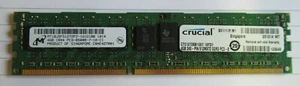 Micron MT18JSF51272PDZ-1G1D1BB CT51272BB1067 4GB PC38500 DDR3 ECC CL7 240P RAM - Picture 1 of 4