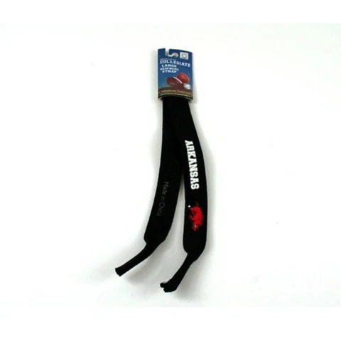 Arkansas Razorbacks NCAA Black Neoprene Strap For Sunglasses/Eye Glasses Cover