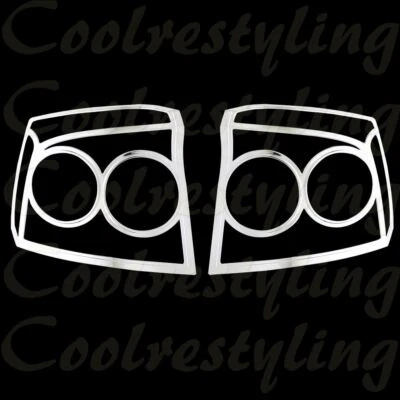 Para Dodge Charger 2007 08 2009-2010 luz trasera luz bisel cromo cubierta Foto 1 de 2