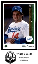 1989 Upper Deck #116 Mike Scioscia Los Angeles Dodgers ~A2P