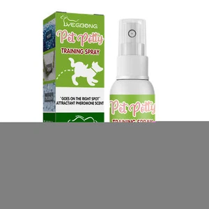 NEW SAFE DOG PUPPY TOILET TRAINING SPRAY PET POTTY TRAINING AID CAT PEE PADS - Picture 1 of 12
