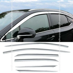 For LEXUS RX350 450h 16-2022 Chrome Window Vent Door Visors Sun Rain Wind Guard  - Picture 1 of 7