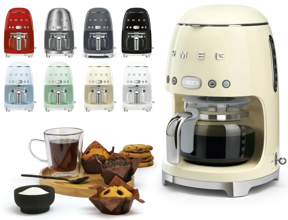 SMEG Filter-Kaffeemaschine DCF02 Auswahl Farbe - Bild 1 von 1