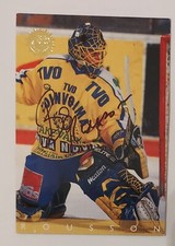 1995-96 Leaf Finland SM Liiga #95 In Person Auto Boris Rousson Lukko