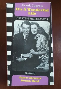Frank Capra's IT'S A WONDERFUL LIFE! VHS - Good Condition! Karolyn Grimes Auto - Picture 1 of 3
