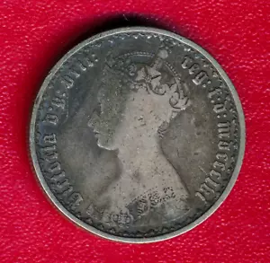 GREAT BRITAIN 1856 FLORIN SILVER COIN **NICELY CIRCULATED** FREE SHIPPING!! - Picture 1 of 2