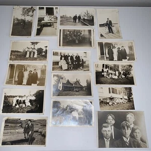 15 alte Original Fotos und 1 Ansichtskarte Anfang 1900 Eau Claire WI Area - Bild 1 von 10