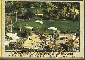 Frank Sinatra Home Rancho Mirage CA circa 2000 Large Postcard - Picture 1 of 2