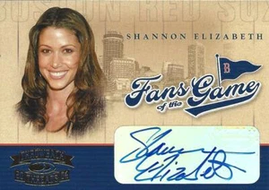 Shannon Elizabeth Donruss Throwback Threads 2004 Fans of the Game Autograph FG-2 - Picture 1 of 3