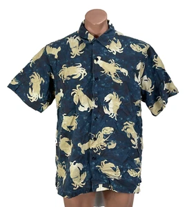 Polo Ralph Lauren Hemd, Krabbenhummer, Vintage Camp Kragen, Baumwolle, Herren Large - Bild 1 von 8