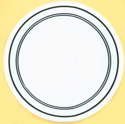 Plato(s) de cena Corelle Classic Café a rayas negras excelente - elección casi perfecta Foto 1 de 2