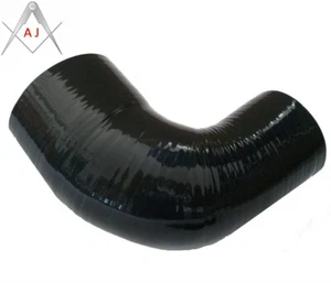 2.5''-3.27'' 90 Degree Reducer 63-83mm Elbow Intercooler Coupler Silicone Hoses - Imagen 1 de 6