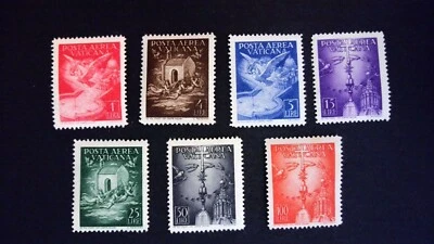 Ciudad del Vaticano Sc# C9-C15 (C9-15) Juego Completo MNH Como Nuevo Nunca Montado Foto 1 de 2