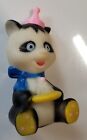 Vintage Toy Panda Bear Birthday Theme Figure The Dolly Toy Co.  Details 1979