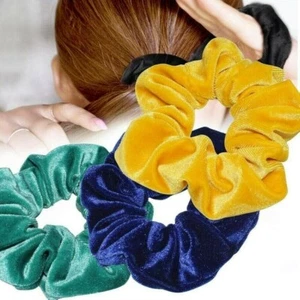 Femme Velours Chouchous Vintage Cheveux Cordes Queue Support Hairring 10/20PCS - Picture 1 of 16