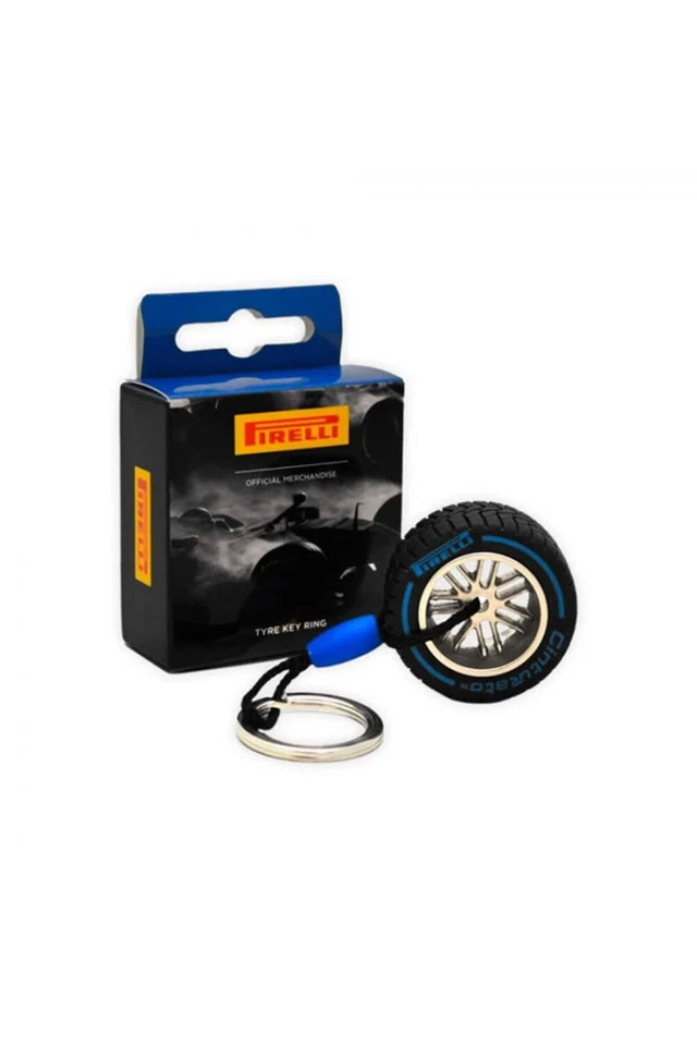 Pirelli Wet Tire Keychain Blue - Image 1 of 1