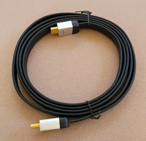 OEM Sony 6'5" (2m) DLC-HE20HF FLAT High-Speed HDMI Cable WITH ETHERNET  - Picture 1 of 3