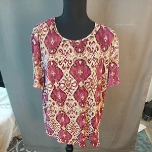 Alfred Dunner Top Lila Mehrfarbig Gr. L - Bild 1 von 6