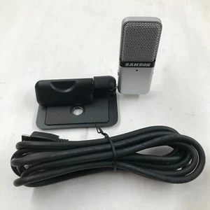 Samson Go Mikrofon schwarz & silber tragbares USB Kondensatormikrofon für Mac & PC ZZ - Bild 1 von 7