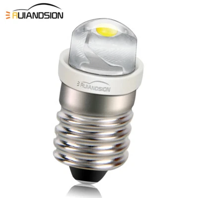 DC 1.5V / 3V / 4.5V / 6V / 12V Screw Base E10 COB LED Flashlight Bulb Lamp - Image 1 of 4