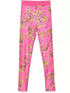 NEU MIT ETIKETT VERSACE JEANS COUTURE BAROCK LEGGINGS MIT DRUCK FLAMINGO 78HAC101 JS470 - Bild 1 von 4