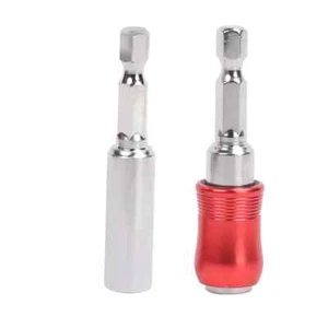 DEKTON 2pc Magnetic Bit Holder Set – 60mm, Quick Release, 1/4" Hex Shank - Picture 1 of 2