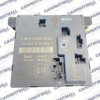 2003-2006 Mercedes-Benz E500 Rear Left Door Control Module Unit 2118201526 OEM - Image 1 of 4