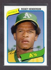 2006 Topps Rookie of the Week #21 of 25 Rickey Henderson Oakland Athletics