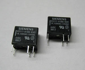 2 Stück SIEMENS-V23111A1006B301-24V Subminiatur-Kunststoff-Relais (M3801) - Picture 1 of 4