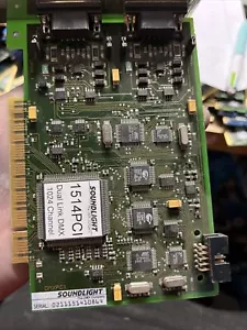 SOUNDLIGHT 1514PCI Serial Card Dual link DMX 1024 CHANNEL - Picture 1 of 5
