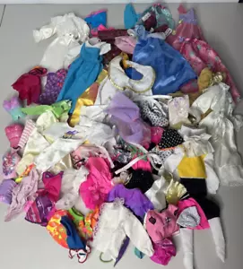 BIG Lot Of Vintage Barbie Clothing Dresses *Dozens* Pants Tops Mixed Outfits - Picture 1 of 23