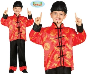 Childs Chinese Fancy Dress Costume Kids Childrens Oriental China Outfit New fg - Picture 1 of 9