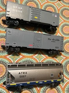 3 MTH Box Cars O Scale Nice Rio Grande - Picture 1 of 19