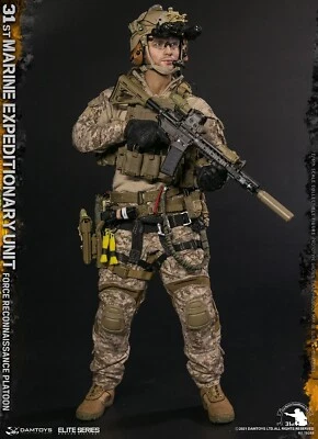 DAMToy 1/6 Scale 31st Marine Expeditionary Unit Force Recon 12" Figure MEU 78088 - Image 1 of 4