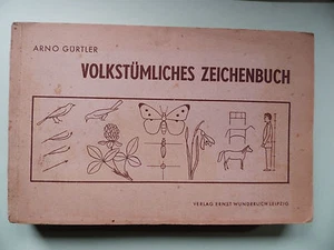 Volkstümliches Zeichenbuch 1947 Arno Gürtler Sketchbook Folk - Bild 1 von 1