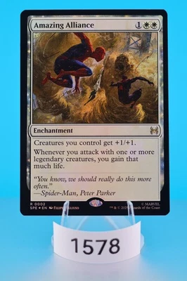 MTG Amazing Alliance Marvel's Spider-Man: Eternal-Legal Foil #2 - Image 1 of 2